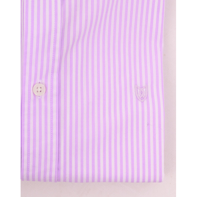Product THE BOSTONIANS ACORN POPLIN SHIRT REGULAR FIT Stripe POPLIN Button-down Regular Fit base image