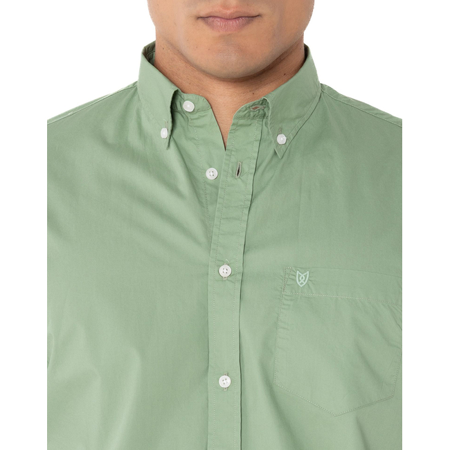 Product THE BOSTONIANS POPLIN SHIRT REGULAR FIT Plain POPLIN Button-down Regular Fit base image