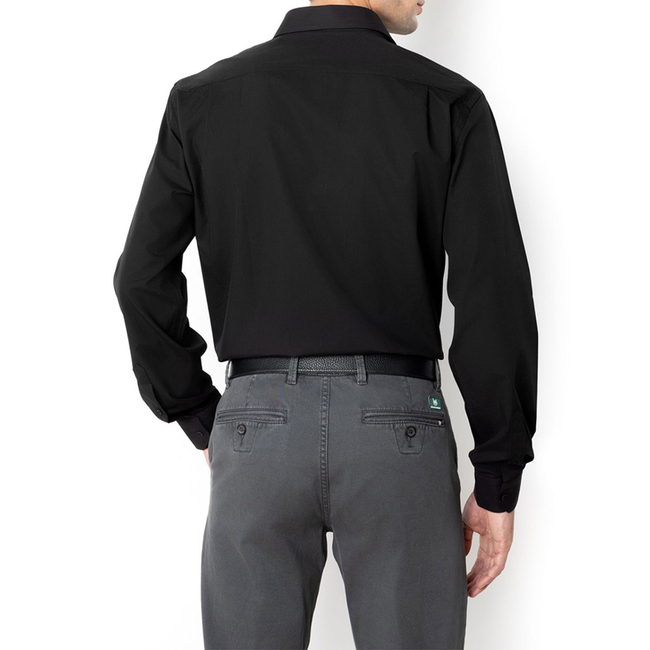 Product THE BOSTONIANS POPLIN SHIRT CUSTOM FIT Plain POPLIN Classic Custom Fit base image