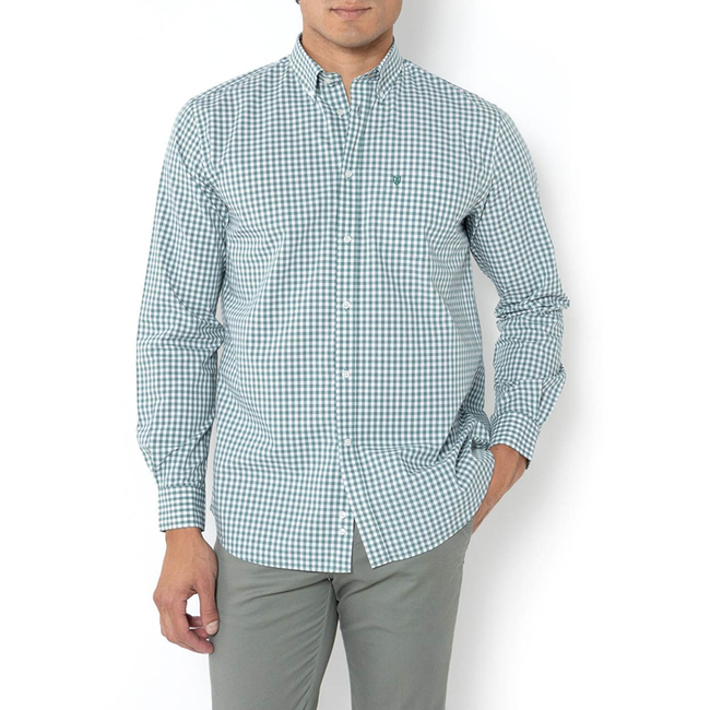 Product THE BOSTONIANS  ΠΟΥΚΑΜΙΣΟ MAVERICK ΠΟΠΛΙΝΑ REGULAR FIT MedCheck POPLIN Button-down Regular fit base image