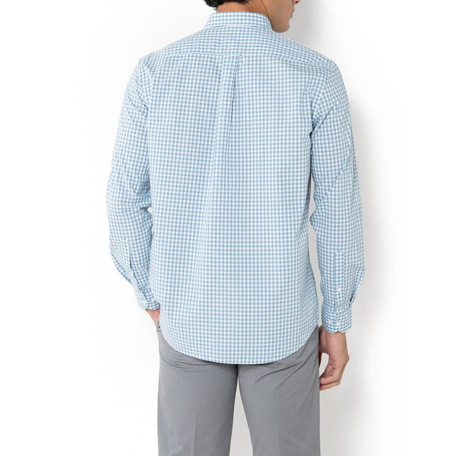 Product THE BOSTONIANS MAVERICK POPLIN SHIRT REGULAR FIT MedCheck POPLIN Button-down Regular fit base image