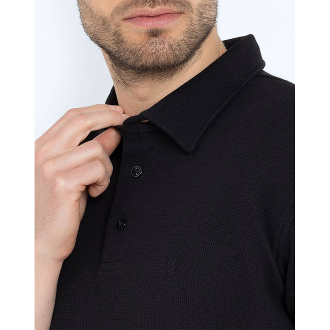 Product THE BOSTONIANS POLO SHIRT PIQUE WAFFLE REGULAR FIT base image