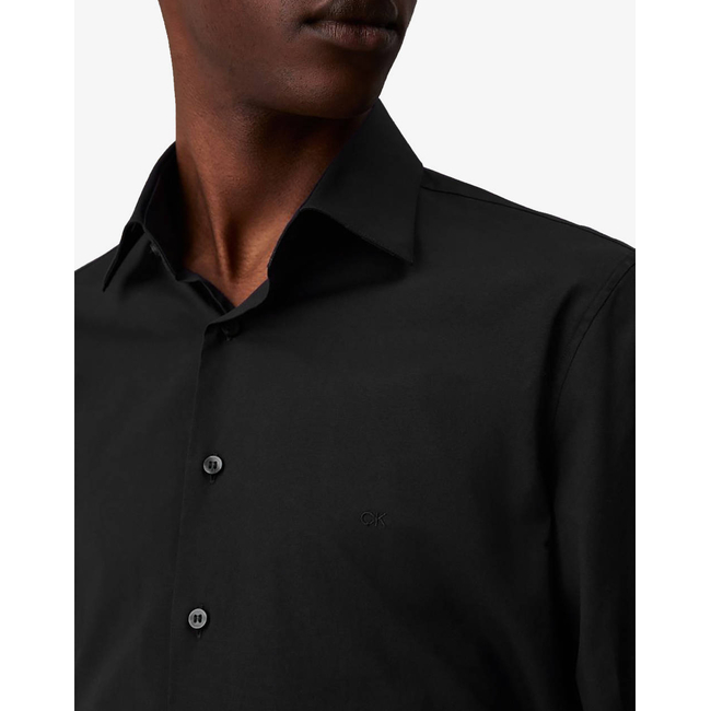 Product CALVIN KLEIN POPLIN STRETCH FITTED SHIRT base image