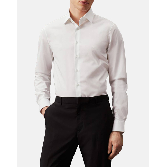 Product CALVIN KLEIN POPLIN STRETCH FITTED SHIRT base image