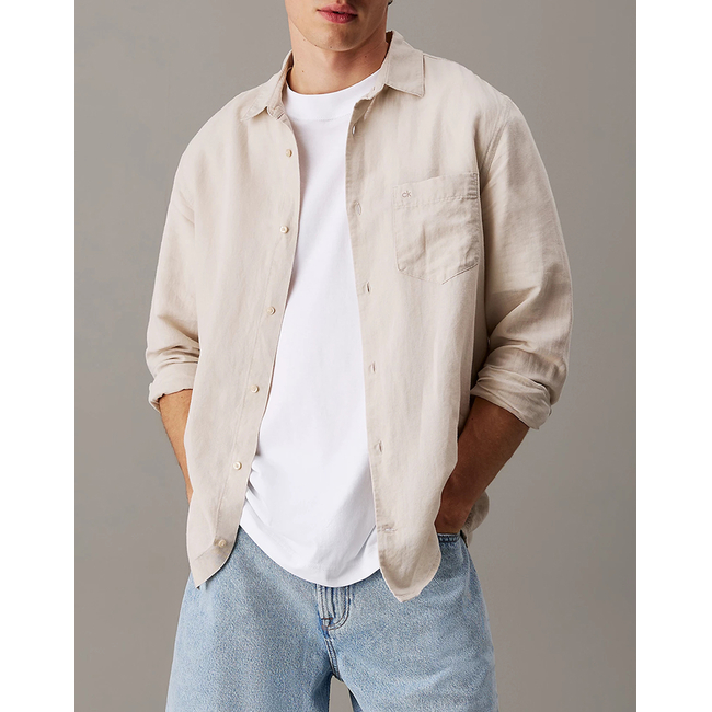 Product CALVIN KLEIN LINEN COTTON REGULAR L/S SHIRT base image