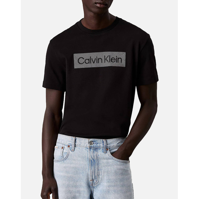 Product CALVIN KLEIN TEXTURED EMBROIDERY T-SHIRT base image