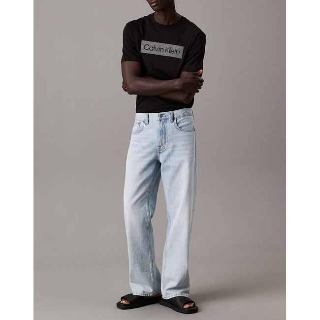 Product CALVIN KLEIN TEXTURED EMBROIDERY T-SHIRT base image