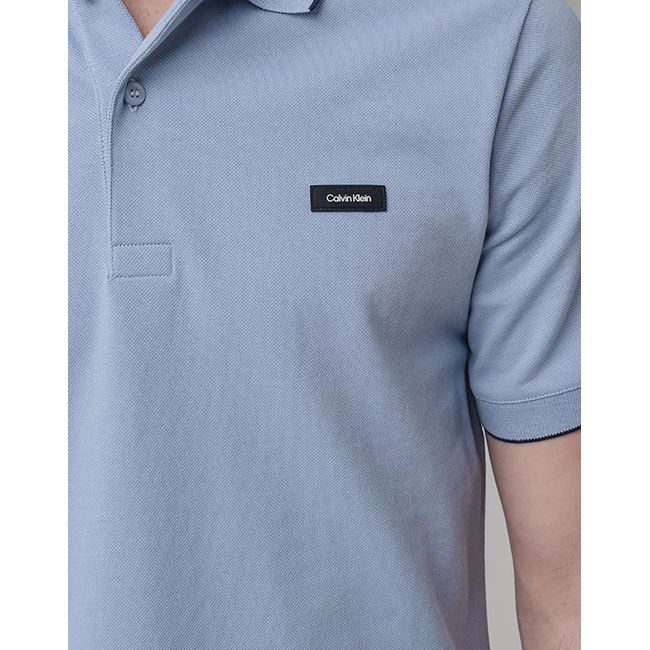 Product CALVIN KLEIN STRETCH PIQUE TIPPING POLO base image