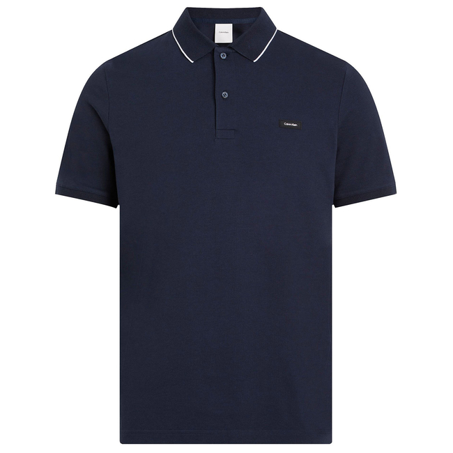 Product CALVIN KLEIN STRETCH PIQUE TIPPING POLO base image