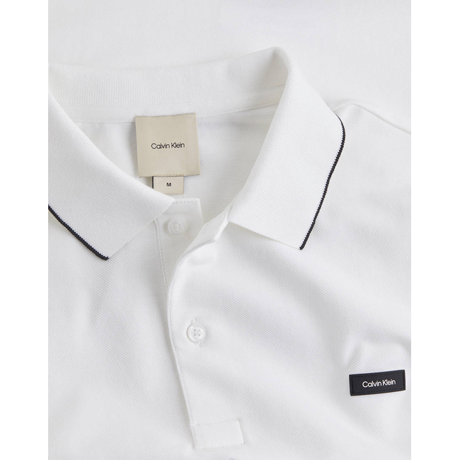 Product CALVIN KLEIN STRETCH PIQUE TIPPING POLO base image