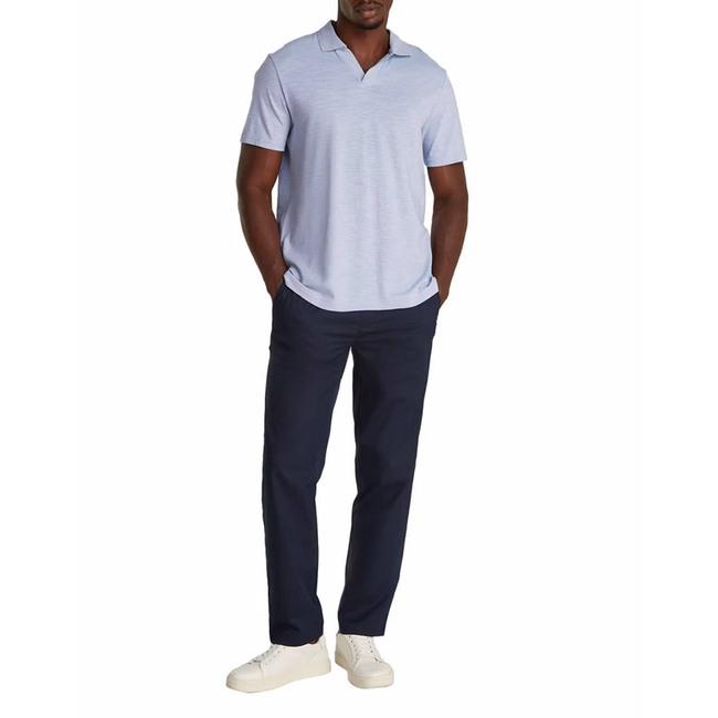 Product CALVIN KLEIN LINEN COTTON CUBAN COLLAR POLO base image