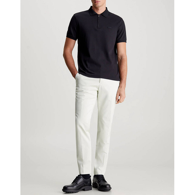Product CALVIN KLEIN SMOOTH COTTON WELT ZIP POLO base image