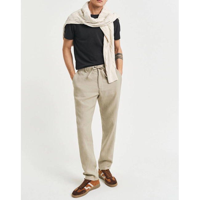 Product GANT RELAXED LINEN DS PANTS base image