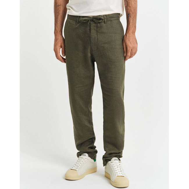 Product GANT RELAXED LINEN DS PANTS base image