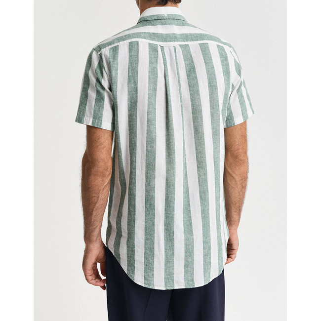 Product GANT REG COTTON LINEN STRIPE SS SHIRT base image