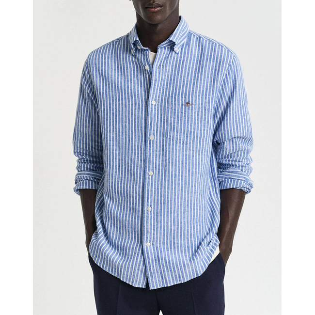 Product GANT ΠΟΥΚΑΜΙΣΟ ΜΜ REG COTTON LINEN STRIPE SHIRT base image