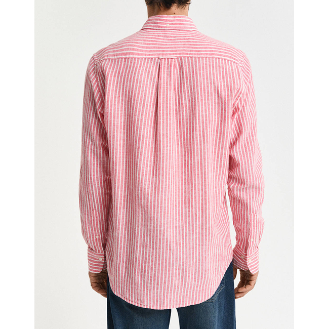 Product GANT LS REG COTTON LINEN STRIPE SHIRT base image