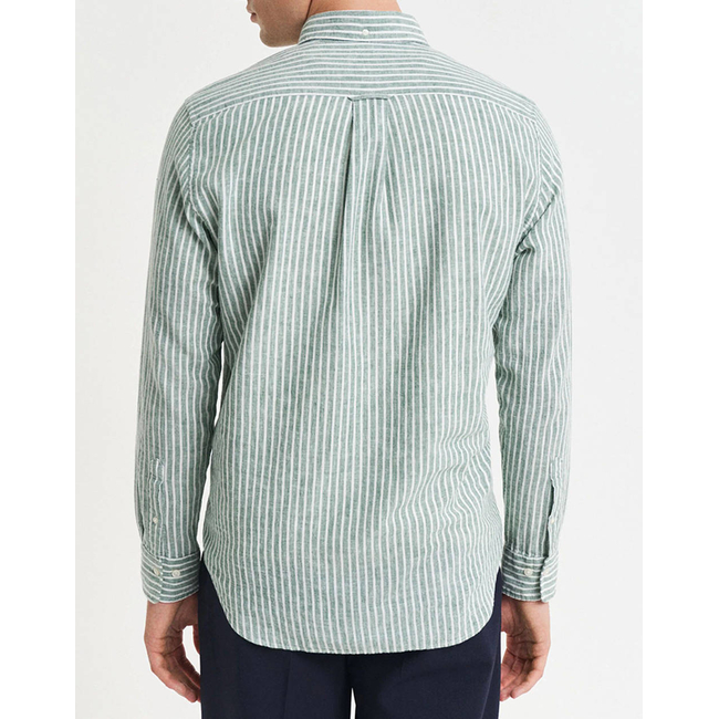 Product GANT LS REG COTTON LINEN STRIPE SHIRT base image