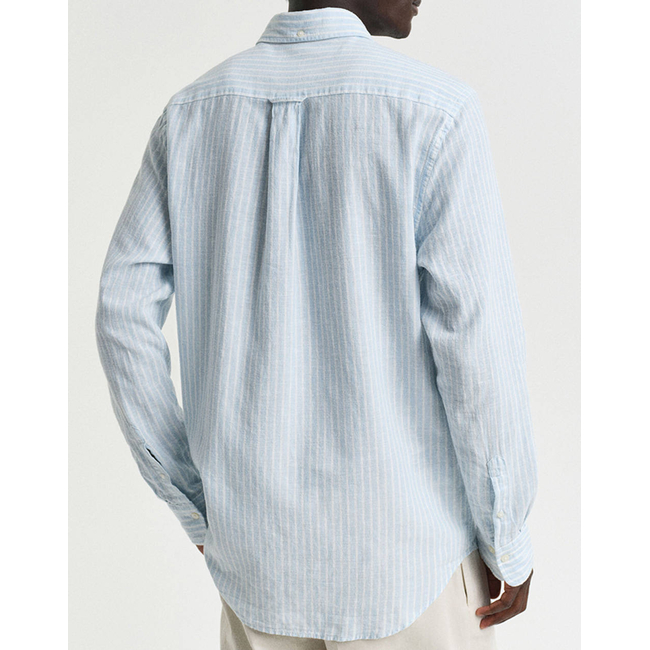 Product GANT LS REG COTTON LINEN STRIPE SHIRT base image