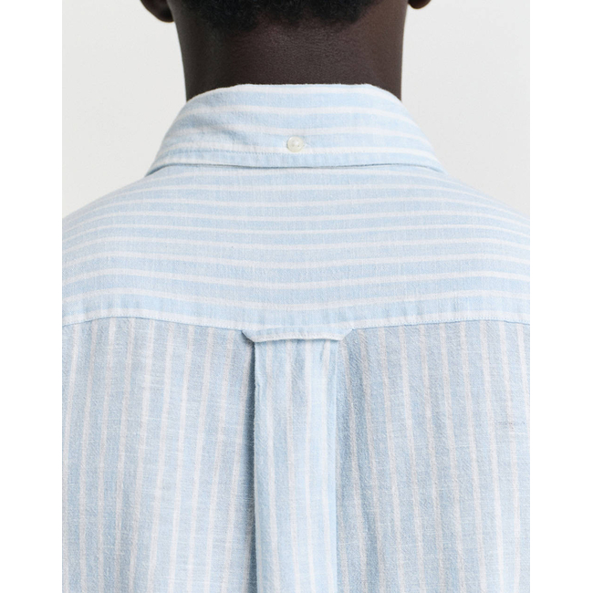 Product GANT LS REG COTTON LINEN STRIPE SHIRT base image