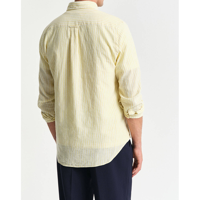 Product GANT LS REG COTTON LINEN STRIPE SHIRT base image