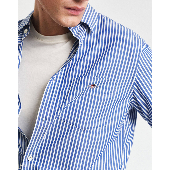 Product GANT LS REG POPLIN STRIPE SHIRT base image