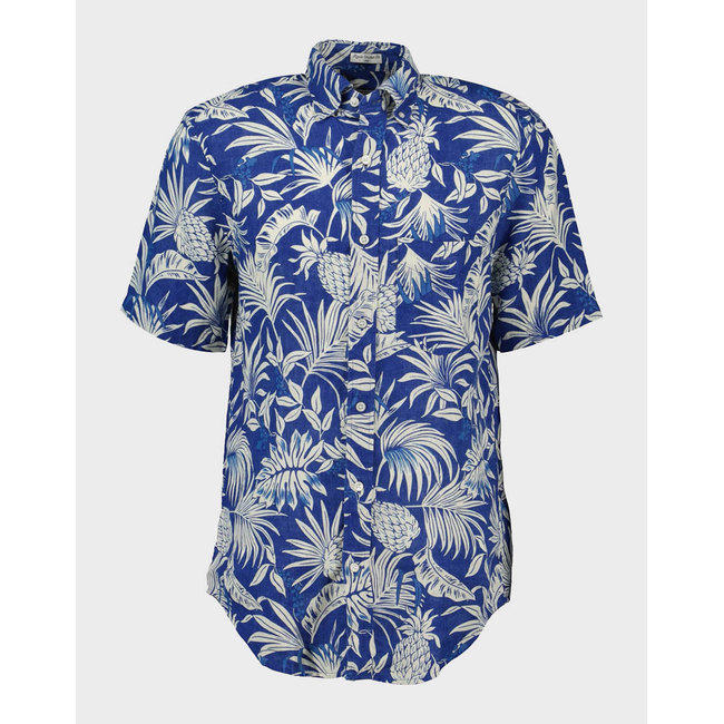 Product GANT REG BOTANICAL LINEN PRINT SS SHIRT base image