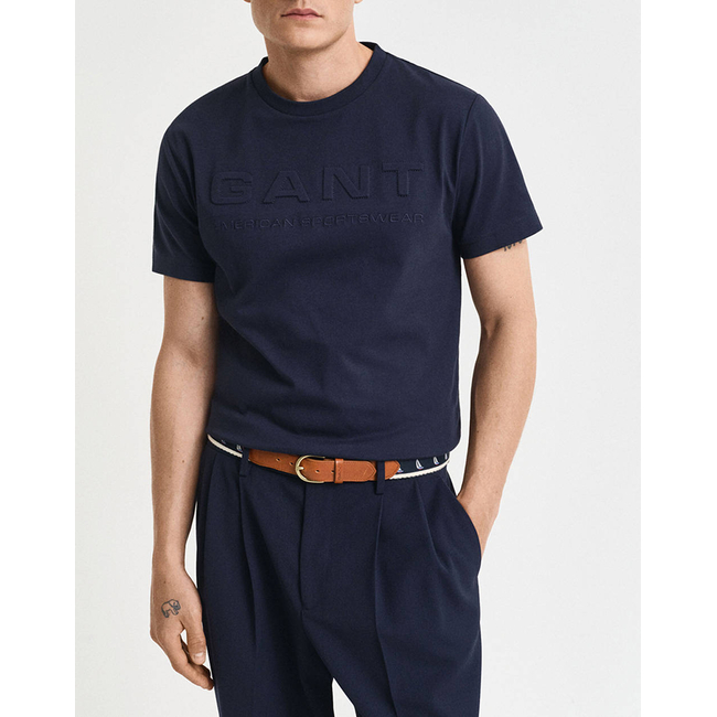 Product GANT ΜΠΛΟΥΖΑ ΚΜ EMBOSSED SS T-SHIRT base image