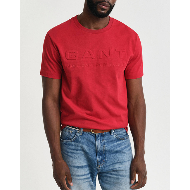 Product GANT EMBOSSED SS T-SHIRT base image
