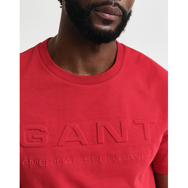 Product GANT EMBOSSED SS T-SHIRT base image