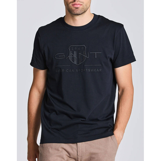 Product GANT ΜΠΛΟΥΖΑ ΚΜREG TONAL SHIELD SS T-SHIRT base image