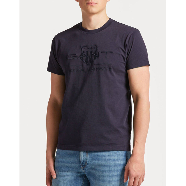 Product GANT ΜΠΛΟΥΖΑ ΚΜREG TONAL SHIELD SS T-SHIRT base image