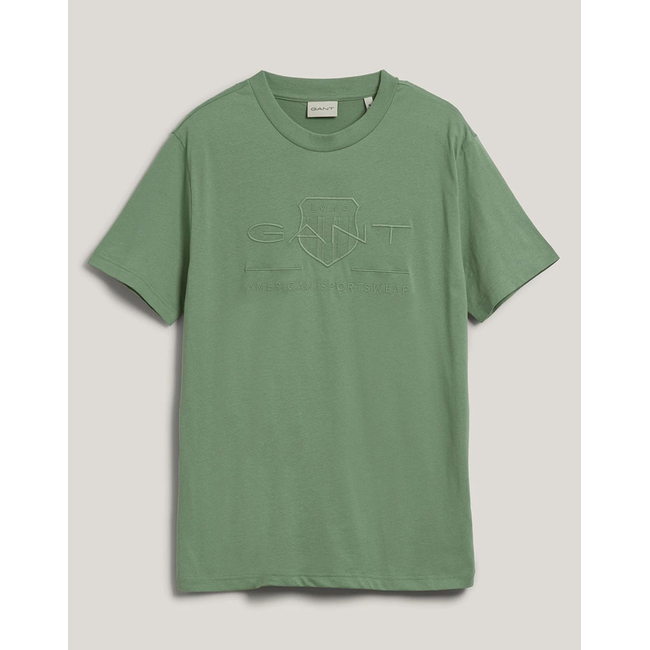 Product GANT REG TONAL SHIELD SS T-SHIRT base image