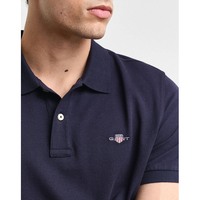 Product GANT ΜΠΛΟΥΖΑ ΚΜ REG SHIELD SS PIQUE POLO base image