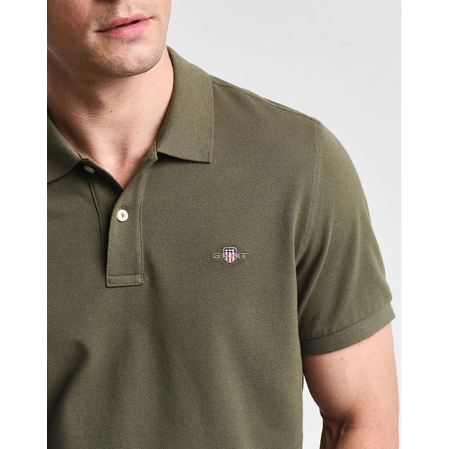 Product GANT ΜΠΛΟΥΖΑ ΚΜ REG SHIELD SS PIQUE POLO base image