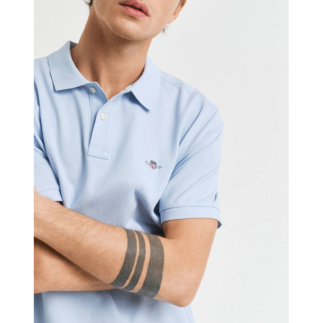 Product GANT ΜΠΛΟΥΖΑ ΚΜ REG SHIELD SS PIQUE POLO base image