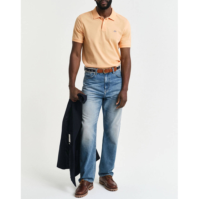 Product GANT ΜΠΛΟΥΖΑ ΚΜ REG SHIELD SS PIQUE POLO base image
