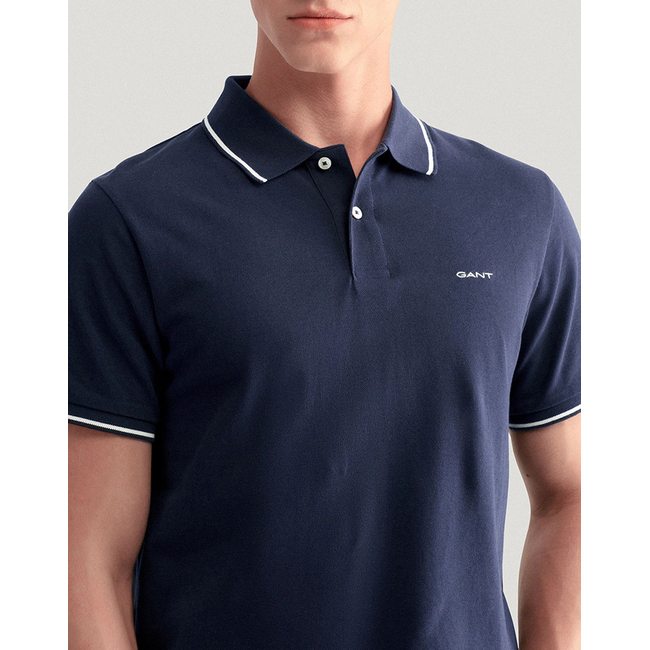 Product GANT ΠΟΥΚΑΜΙΣΟ ΜΜ TIPPING SS PIQUE POLO base image