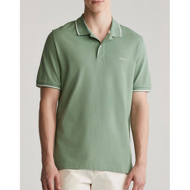 Product GANT ΠΟΥΚΑΜΙΣΟ ΜΜ TIPPING SS PIQUE POLO base image