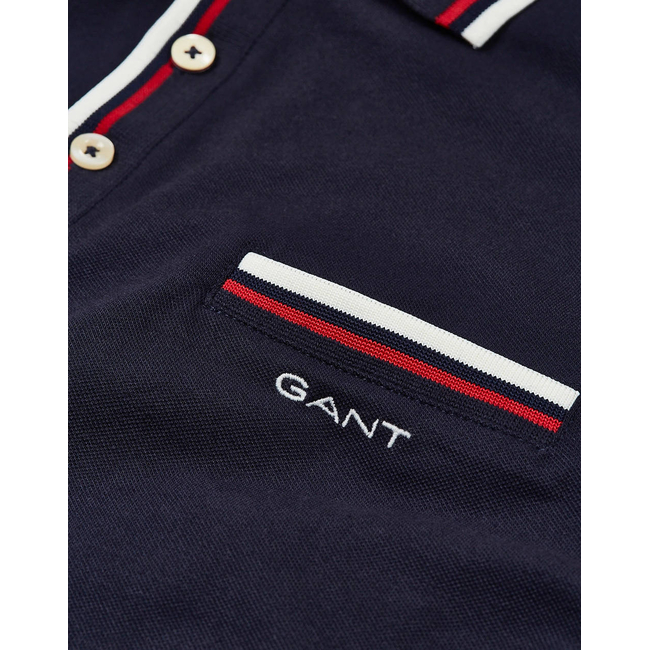 Product GANT ΜΠΛΟΥΖΑ ΚΜ  2-COL TIPPING SS PIQUE POLO base image