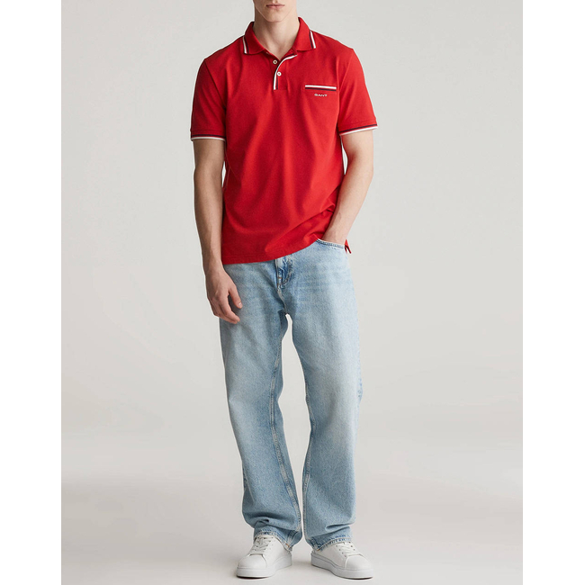 Product GANT ΜΠΛΟΥΖΑ ΚΜ  2-COL TIPPING SS PIQUE POLO base image