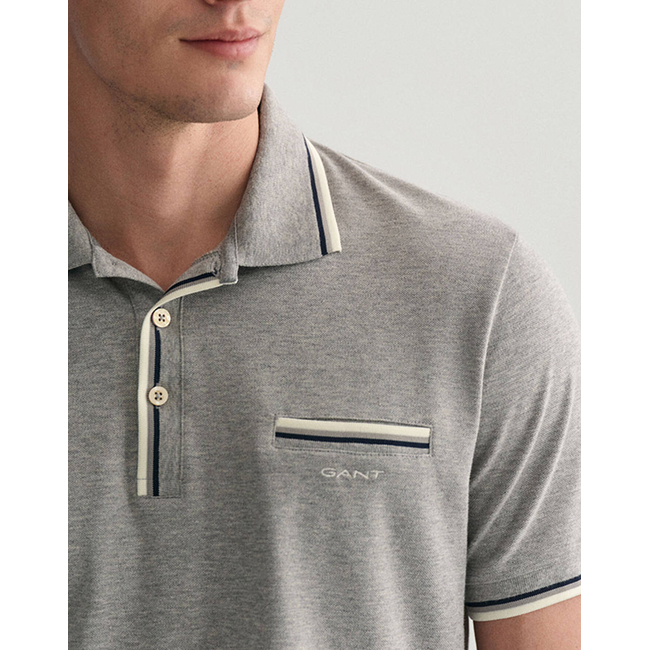 Product GANT ΜΠΛΟΥΖΑ ΚΜ  2-COL TIPPING SS PIQUE POLO base image