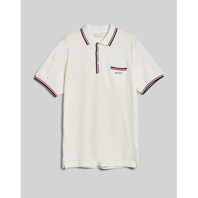 Product GANT 2-COL TIPPING SS PIQUE POLO T-SHIRT base image