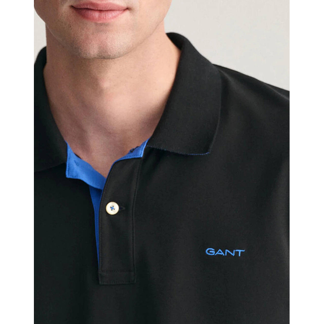 Product GANT KM REG CONTRAST PIQUE SS POLO T-SHIRT base image