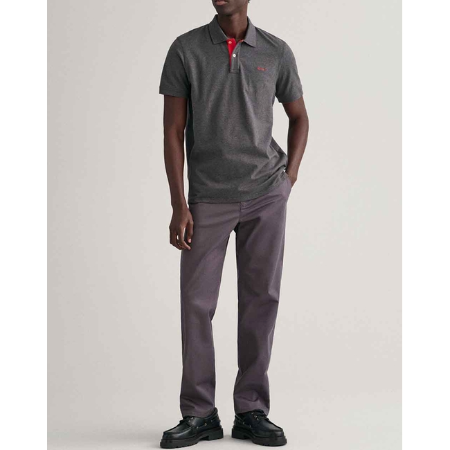 Product GANT ΜΠΛΟΥΖΑ ΚΜ REG CONTRAST PIQUE SS POLO base image