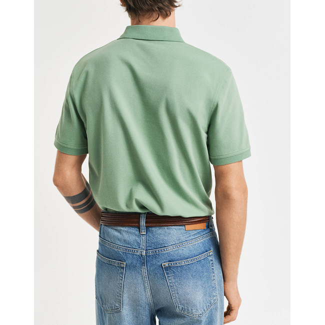 Product GANT KM REG CONTRAST PIQUE SS POLO T-SHIRT base image