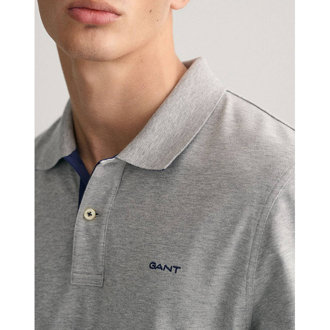 Product GANT KM REG CONTRAST PIQUE SS POLO T-SHIRT base image