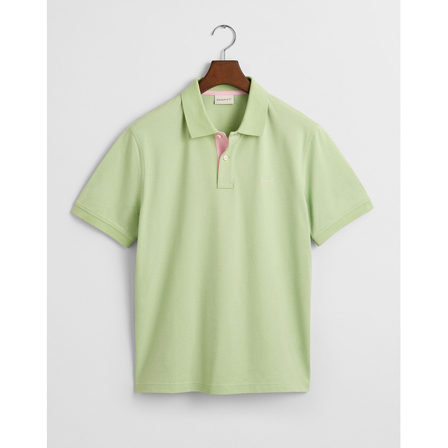 Product GANT ΜΠΛΟΥΖΑ ΚΜ REG CONTRAST PIQUE SS POLO base image