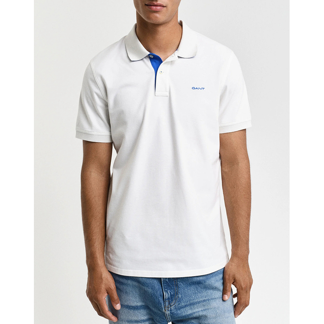 Product GANT ΜΠΛΟΥΖΑ ΚΜ REG CONTRAST PIQUE SS POLO base image