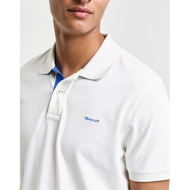 Product GANT ΜΠΛΟΥΖΑ ΚΜ REG CONTRAST PIQUE SS POLO base image